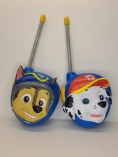 Paw Patrol Chase and Marshall Character 2-Way Radios Walkie Talkies
