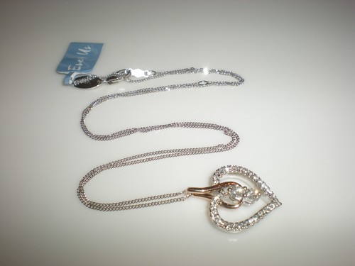 EVER US 14K Two-Tone Gold 1/2ct Open Heart Infinity Diamond Necklace $1299 KAY - Picture 14 of 24