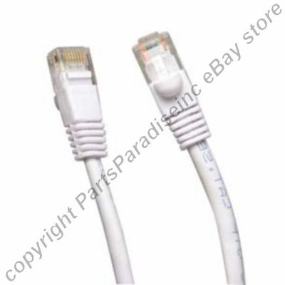 Lot50 PURE COPPER! 15ft long Cat5e Ethernet/Network UTP Cable/Cord/Wire {WHITE