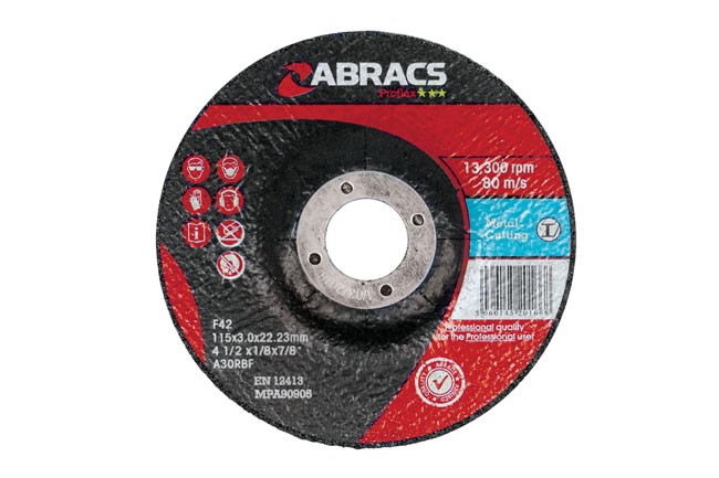 CONNECT 32065 Abracs DPC Cutting Discs 115mm x 3.0mm Hardware 25 Pieces