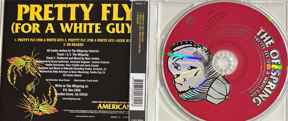 THE OFFSPRING - Pretty Fly (For A White Guy) CD Single 1998 Columbia Exc Cond! - Image 2 of 2