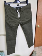 NWT's J. CREW 484 Slim Flat Front Stretch Cotton Chino Pants - 32x30 Green E1589