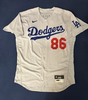Los Angeles Dodgers Team Issued Game Unused Jersey 2020 Langley