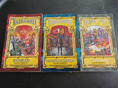 Warhammer Konrad Trilogy 12 & 3 David Ferring First/Second Editions FREE UK POST