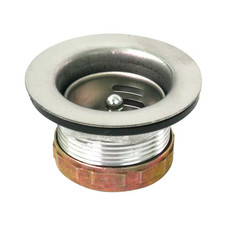 Bar / Prep Sink Junior Duo Stainless Steel Drain Assembly With Strainer Basket