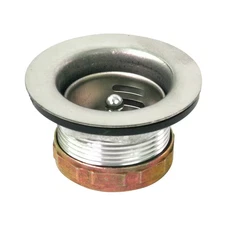 Bar / Prep Sink Junior Duo Stainless Steel Drain Assembly With Strainer Basket