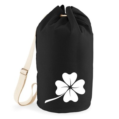 Seesack Kleeblatt Silhouette Geschenkidee Kleeblatt Geschenk Präsent Mitbringsel