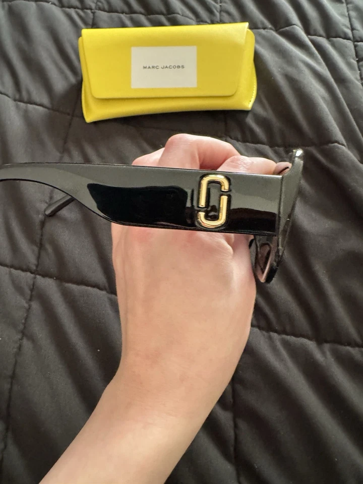 Marc Jacobs Black Square Sunglasses - Image 3 of 4