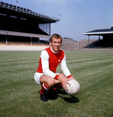 Bob McNab Arsenal 1969 Historic Sports Old Photo