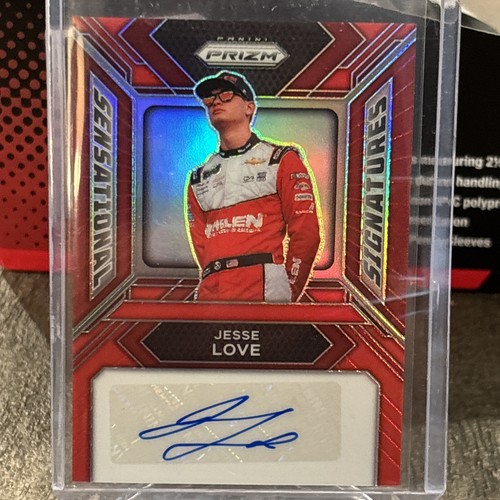 2024 Panini Prizm Racing Jesse Love Sensational Signatures Auto /99