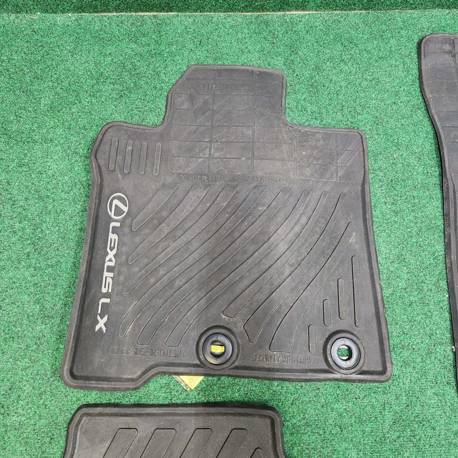 OEM Lexus LX All-Weather Rubber Floor Mats Set (4pc) – Genuine Lexus ...