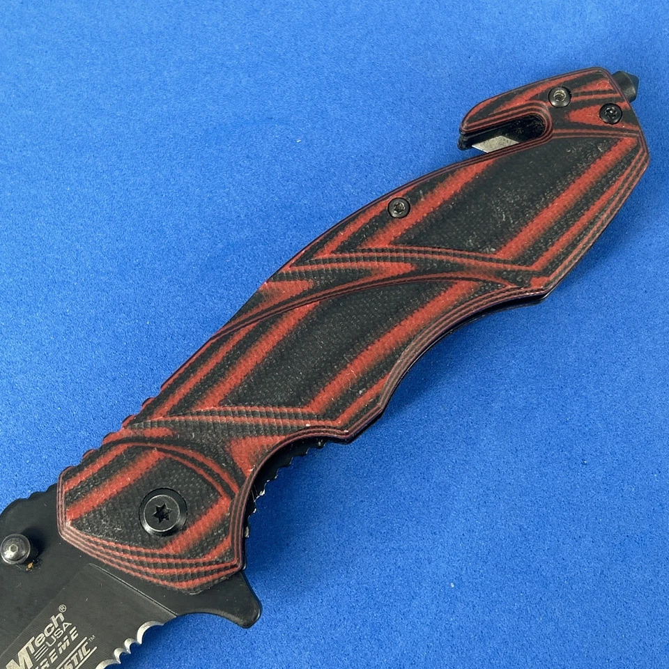 MTech Xtreme Ballistic Mx-A832 Serrated Linerlock Assisted Knife USA Design - Image 3 of 4
