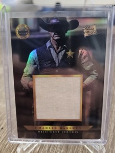 CHARLIE BASSETT- 2025 PIECES OF THE PAST - WILD WEST EDT. - AUTHENTIC RELIC CARD