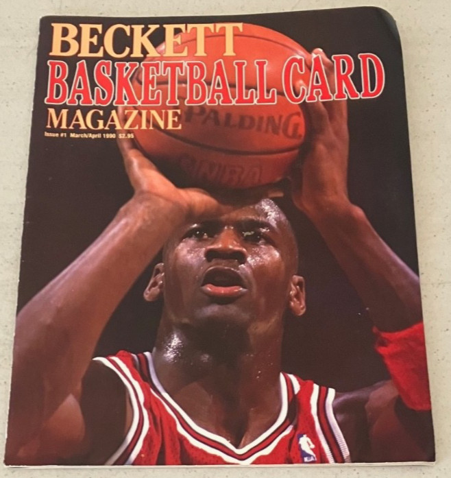 Beckett Basketball Monthly Magazine Issue #1 (March / April 1990) MICHAEL JORDAN