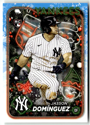 Topps MLB Holiday 2024 No. H75 Jasson Dominguez Rookie