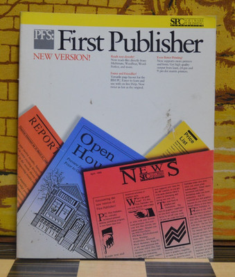 PFS First Publisher Version 2 Software Manual Guide 1988 Software Publishing