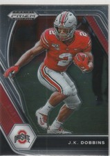 JK DOBBINS 2021 PANINI PRIZM DRAFT PICKS #78 OHIO STATE BUCKEYES
