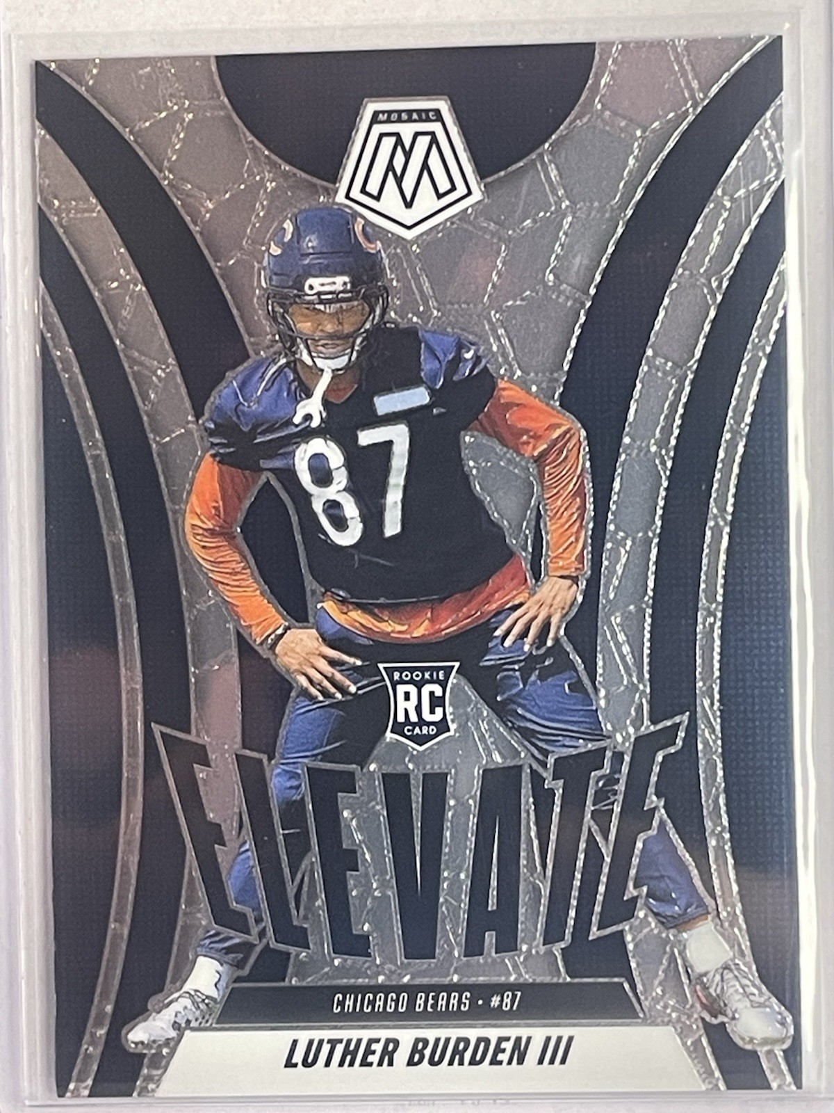 Luther Burden III Chicago Bears 2025 Panini Mosaic #7 Elevate
