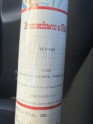 Brunschwig & Fils Yunnan wallpaper roll 5Yds x 27Inches