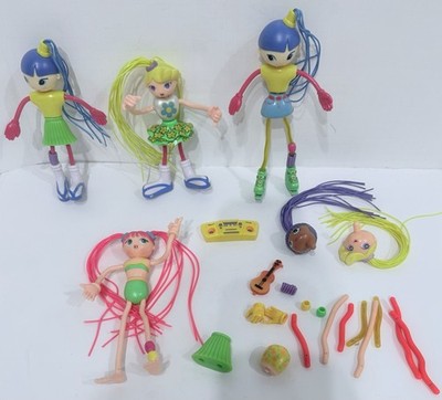 Vintage,  Lot of 4 Betty Spaghetty Spaghetti Dolls 1990s.