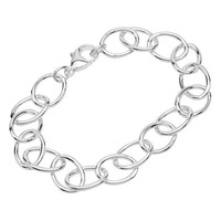Armband 925 Sterling Silber 23Cm Ankerkette Rund Herren Designer Armbandkette