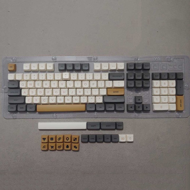 PBT Keycap XDA Height 125 Buttons Kits for Microlight Mechanical Keyboard Part