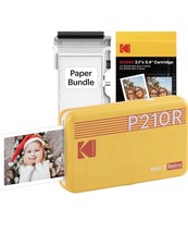 KODAK Mini 2 Retro 4PASS Portable Photo Printer 2.1x3.4 inches