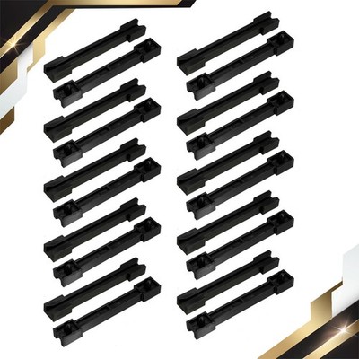 20 x Horizontal Mounting PCB Circuit Board Slot Guide Rail Holder