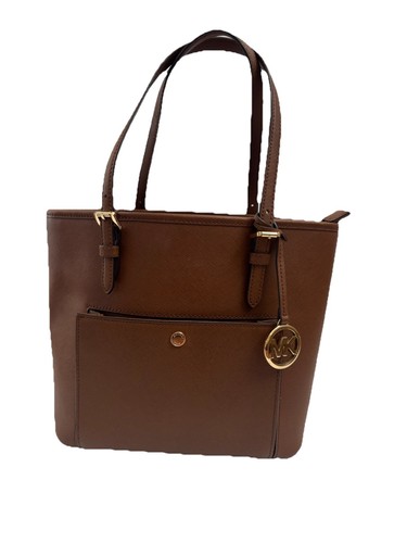 Michael Kors Handtasche Beuteltasche Camel Umhängetasche Leder Schultertasche Geldbeutel - Bild 1 von 9