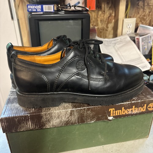 Timberland Men's Waterproof Leather Oxford Shoes. Size 11 W Black. - Picture 5 of 6