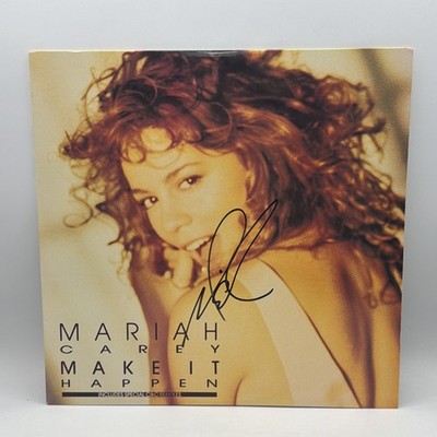 Mariah Carey Make It Happen Maxi Single/Columbia C&C Remixes 1992 AUTOGRAPHED