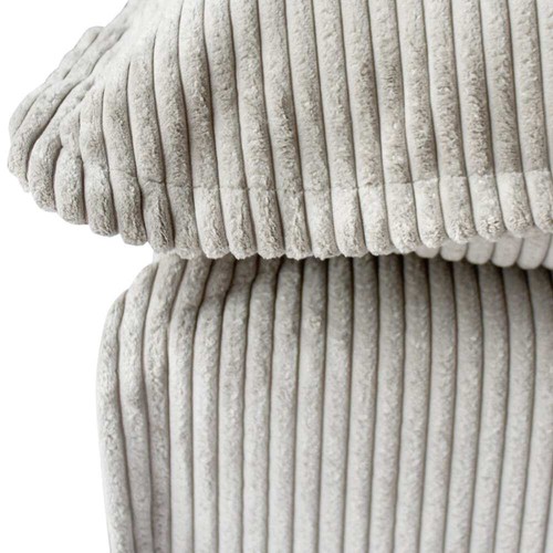 The Cloud Ottoman with Mist Corduroy Slipcover - Picture 4 of 9