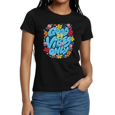 Spongebob Schwammkopf Good Vibes Only Frauen T-Shirt
