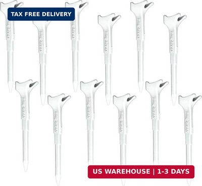 FIRE AWAY Zero Friction Farthest Flight Path Golf Tees, Premium Tee- Reduced Bal