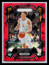Dalton Knecht Tennessee Volunteers 2024 Panini Prizm Draft Picks #50 Red Ice