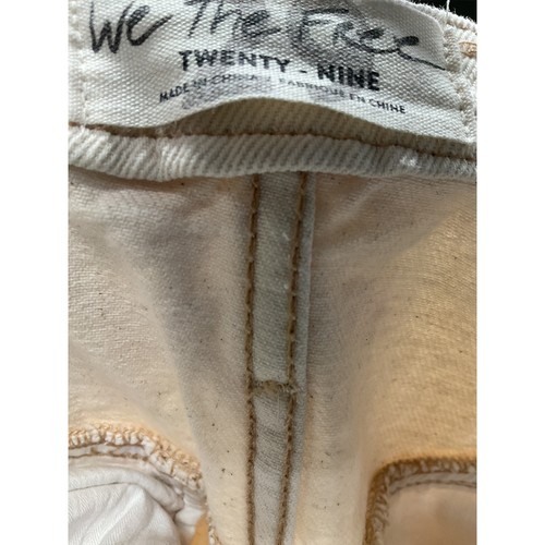 We The Free Beige Straight Leg Jeans - Size 29 - Picture 3 of 4