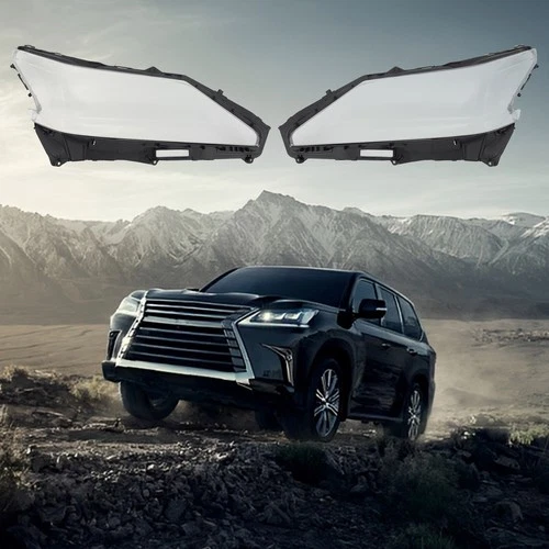 Lexus LX570 Headlight Lens Covers 2016-2019 Clear Left & Right Replacement - Изображение 3 из 4