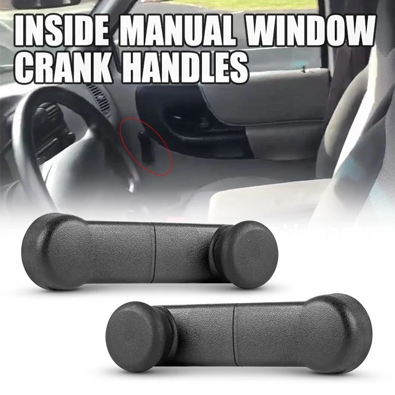 Inner Window Crank Handle Manual Left Right For Ford F-150 F-250 F350 Super Duty - Image 2 of 4