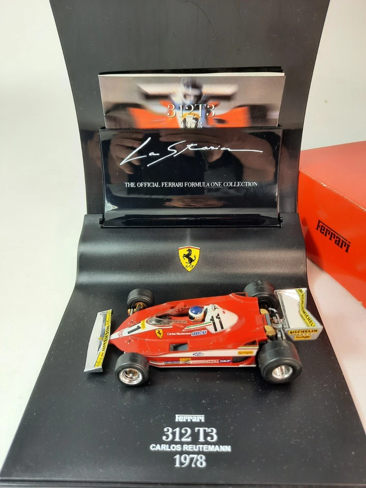 Quartzo Vitesse La Storia Ferrari 312 T3 Carlos Reutemann 1978 1/43 LSF14 - Immagine 2 di 3