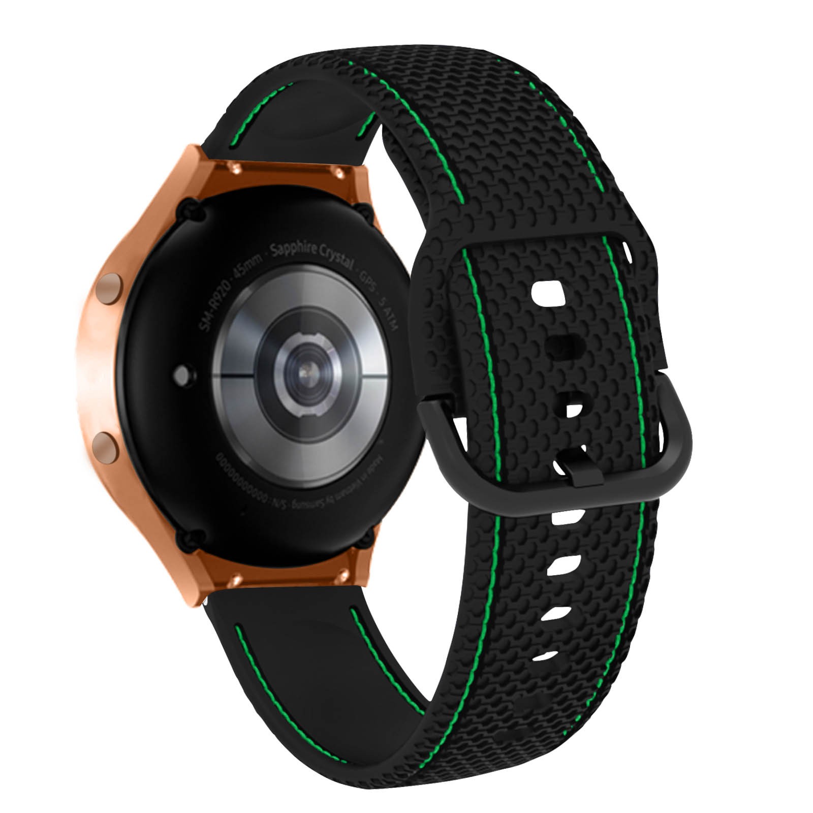Bracelet Galaxy Watch 4 bicolore idéal pour le bureau et le running