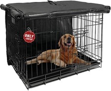 Dog Crate Cover 48 inch XL Dog Kennel Outside Cover, Big Dog Cage for Large Dogs