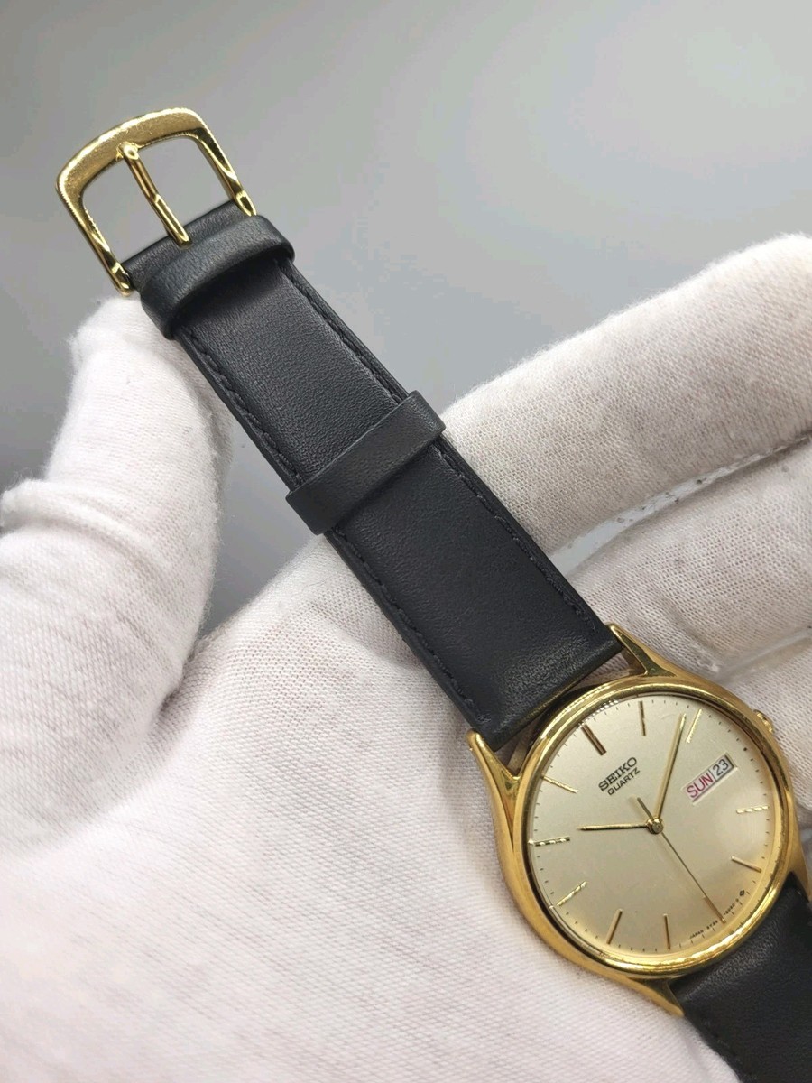 JAPAN 34mm [N. MINT] 1980 Seiko Quartz 5Y23-8039 Day/Date Unisex