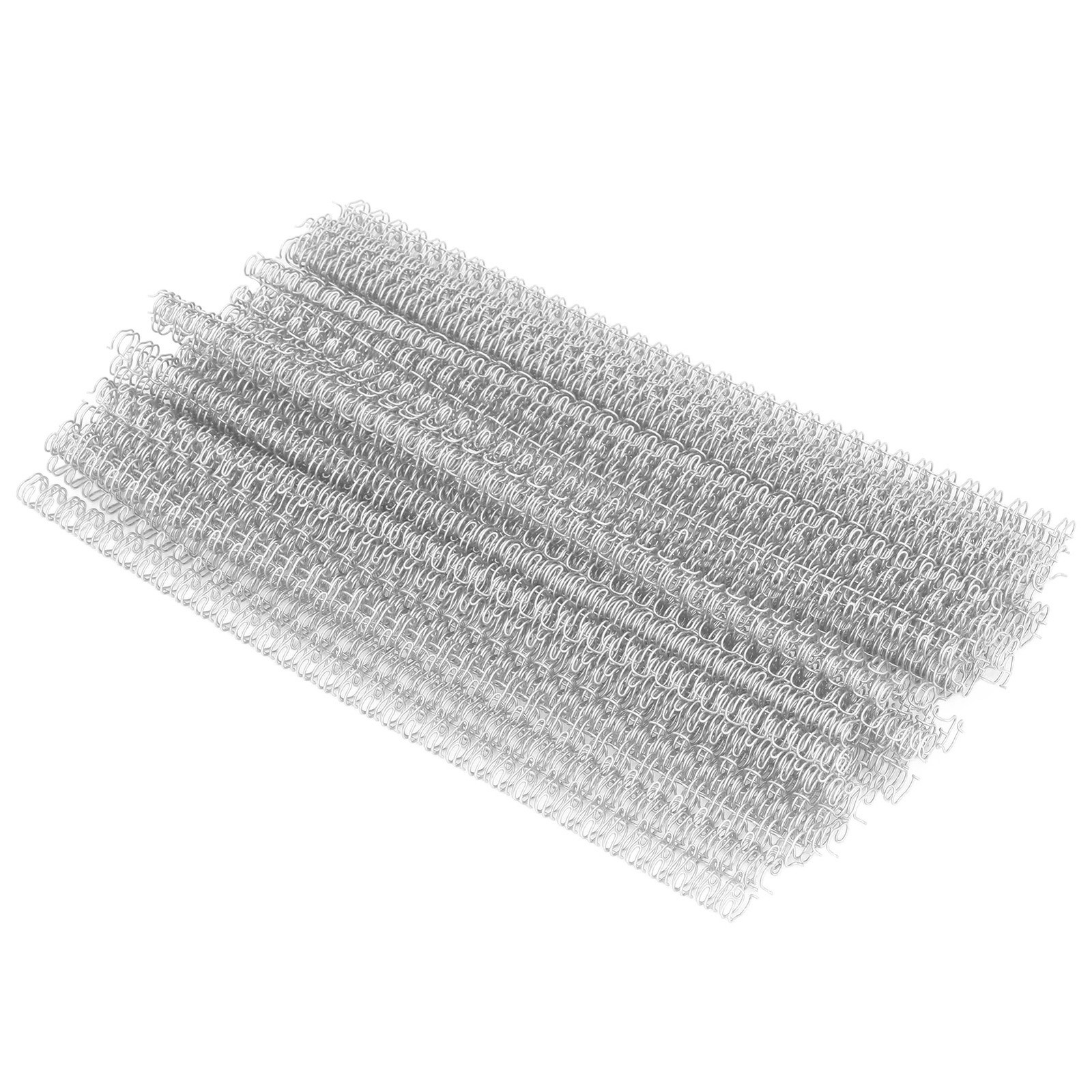 100Pcs Double Loop Wire Binding Spine 20 Sheet Capacity 3:1 Pitch 34 Loop✈