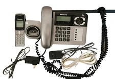 Panasonic KX-TG1061 Corded Telephone Answering Machine w/ 1 Phones/base, WORKS! 