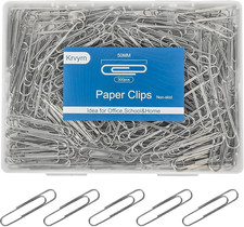 Large Paper Clips Non-Skid, 2 Inch Jumbo Paperclips, 300 Pcs Metal Paper Clips L