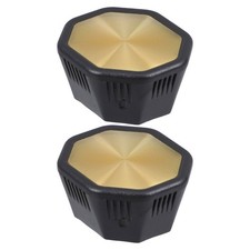 2pcs Tennis Racket Handle Grip End: Protective Racket End Cap For Training