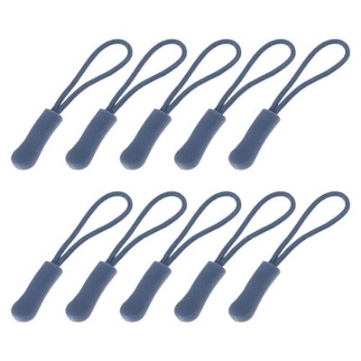 10pcs Zipper Pull Puller End Fit Rope Tag Replacement Clip Broken Buckle Fixer