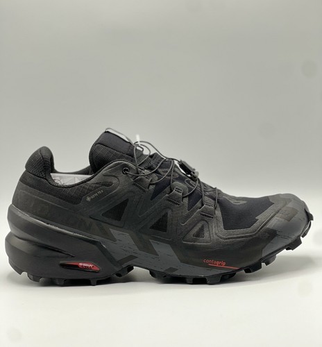 Salomon Speedcross 6 GORE-TEX Hombres Talla 11.5 Zapatos Aire Libre Trail Senderismo Negro GTX - Imagen 8 de 21