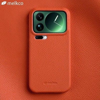 Melkco Genuine Leather Case for Xiaomi 17 Pro Max Mi17Pro Business Hard Cover