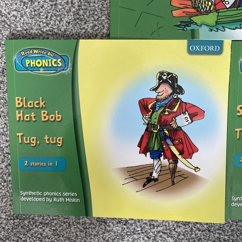 Oxford Read Write Inc. Phonics Green Set 1 – 2 Books + Writing Activities VGC - Picture 3 of 11